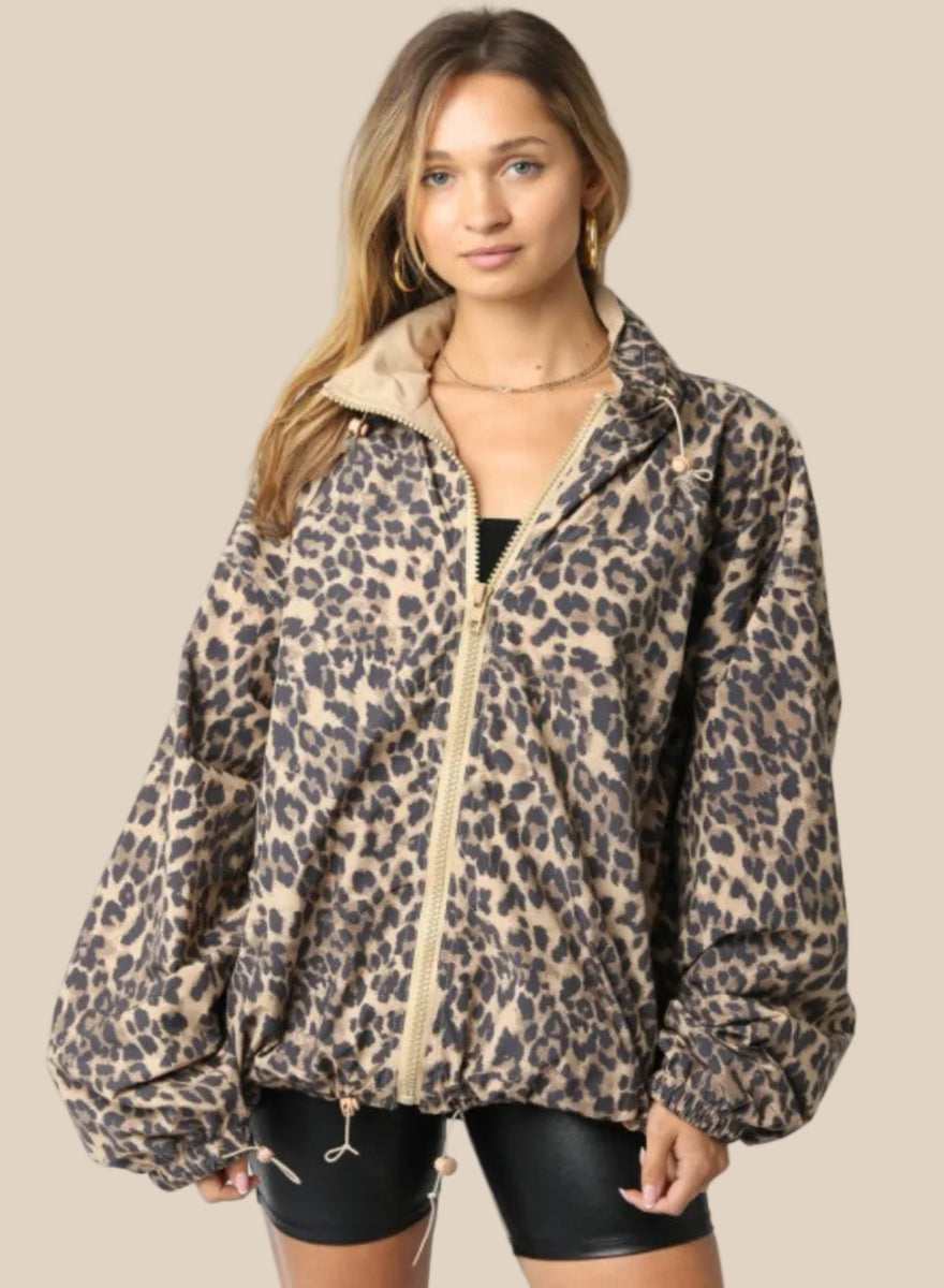 CHARITY LEOPARD JACKET – Bedazzled Boutique