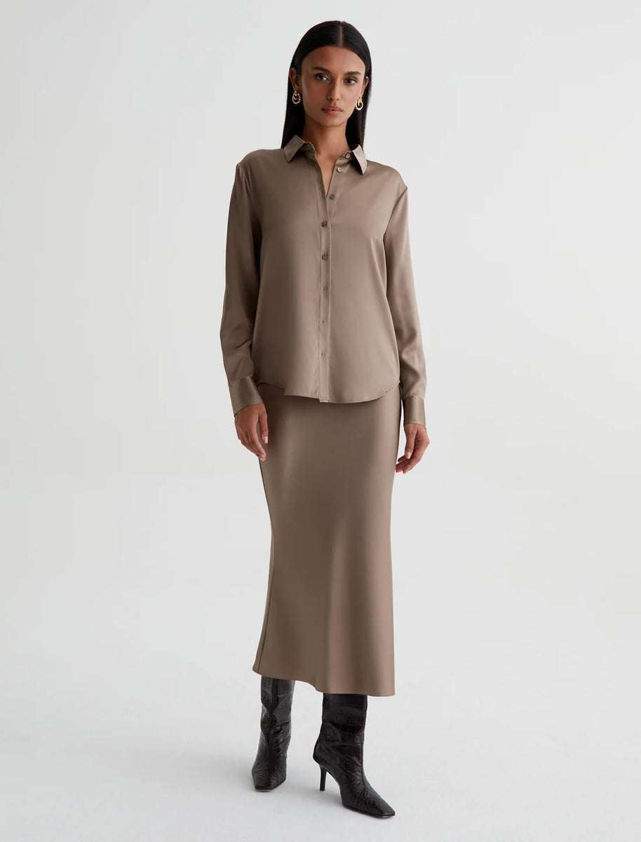 Karina ruffle skirt sales black