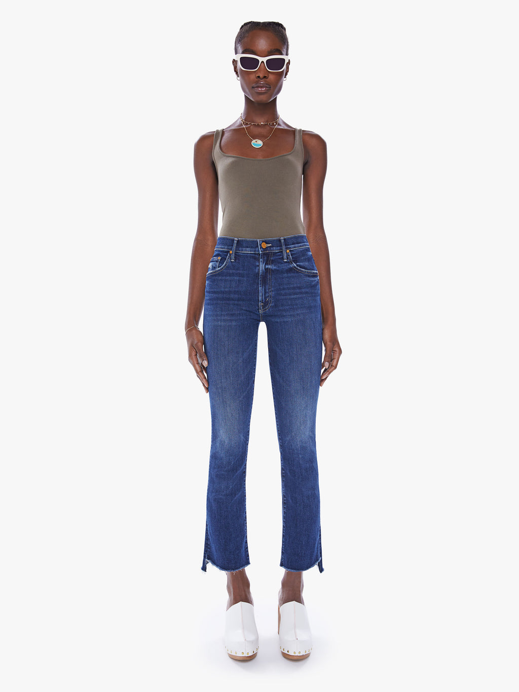 INSIDER CROP STEP FRAY