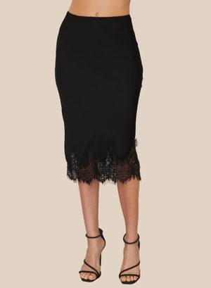 SILKY LACY SKIRT – Bedazzled Boutique