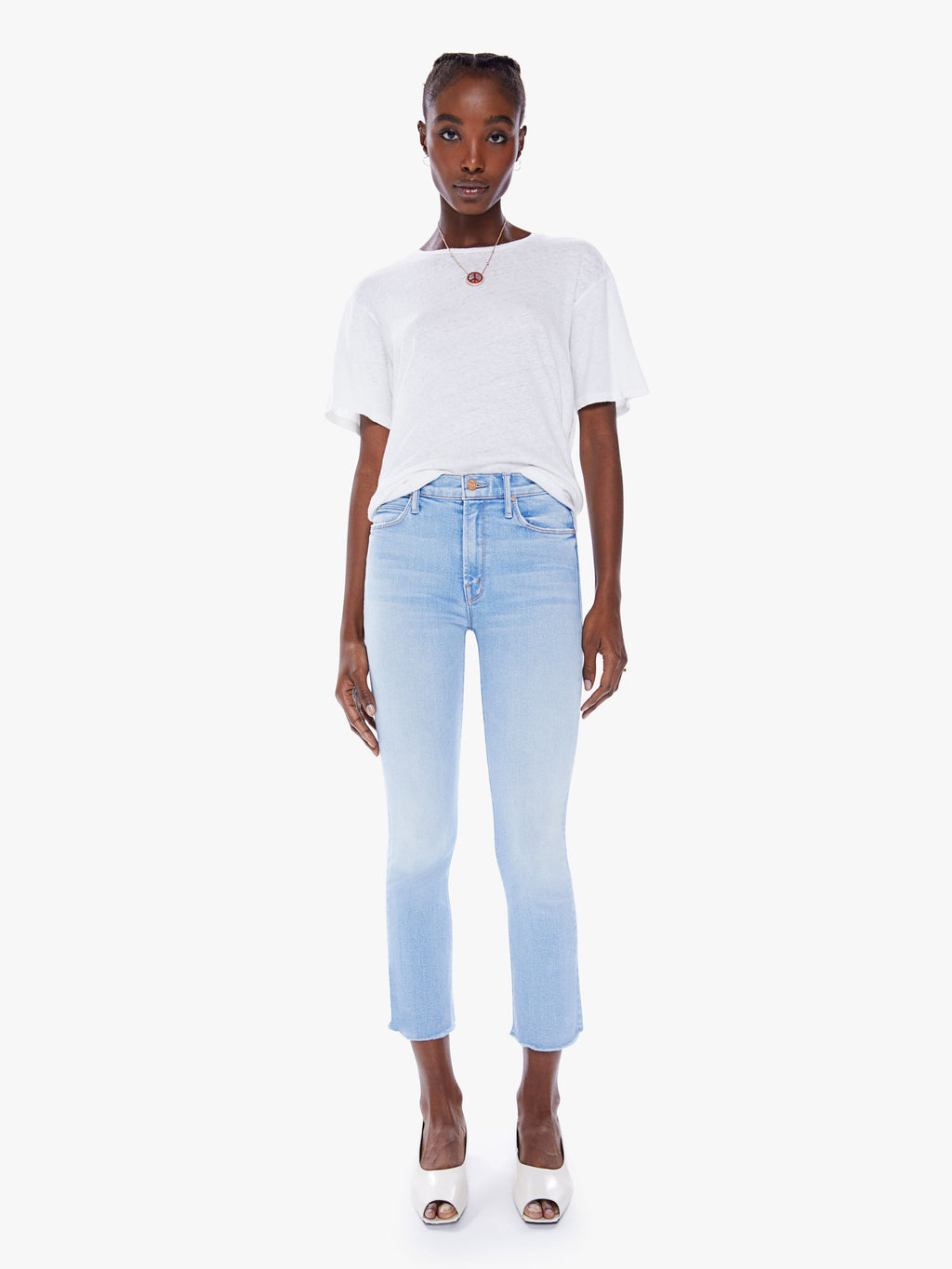 THE MIDRISE DAZZLER CROP FRAY