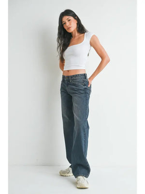 LOW RISE RELAXED STRAIGHT LEG