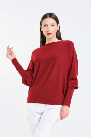 MYLAH SERIOUSLY SOFT BATWING SWEATER
