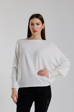 MYLAH SERIOUSLY SOFT BATWING SWEATER