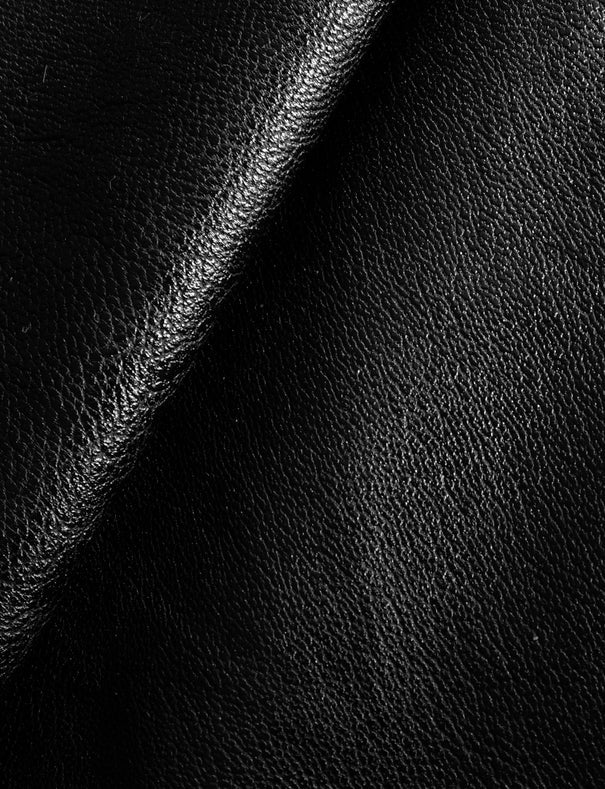 FAUX LEATHER MIDI SKIRT