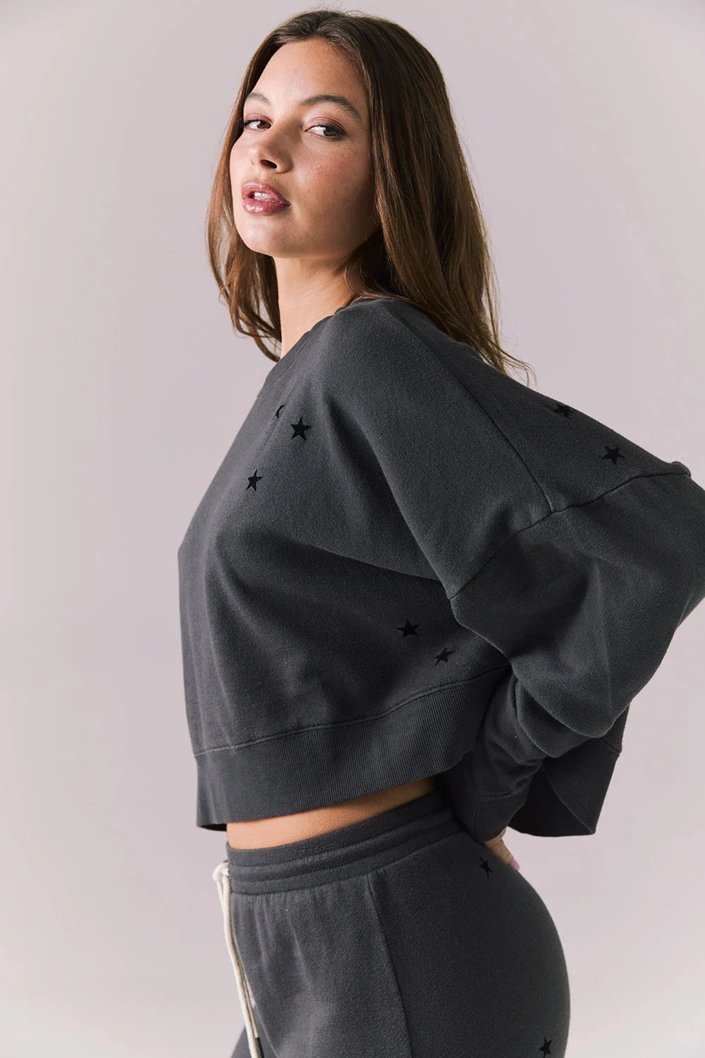 ALLOVER MINI STARS LONG SLEEVE
