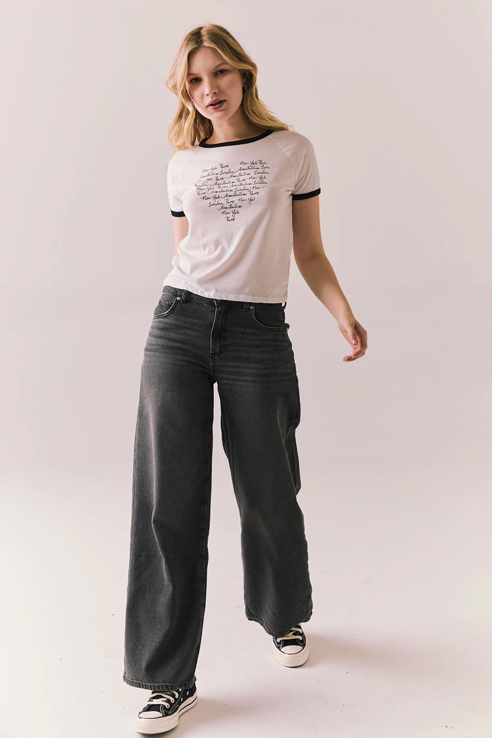 NY PARIS AMSTERDAM LONDON TEE