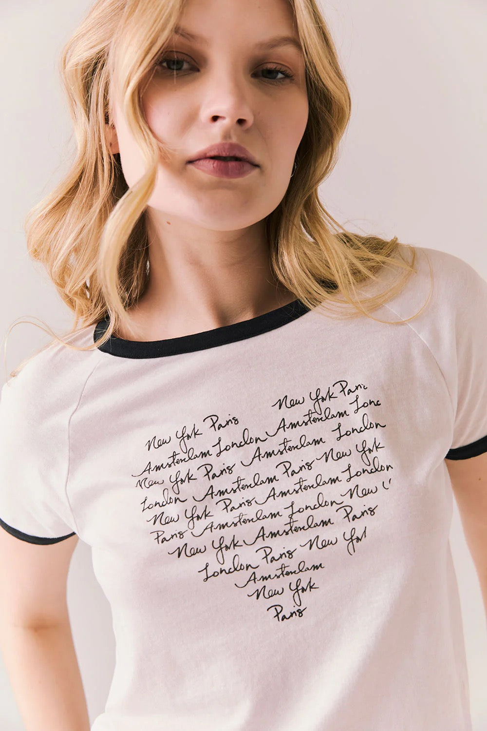 NY PARIS AMSTERDAM LONDON TEE