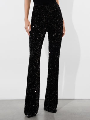 RMP SEQUIN BACK-ZIP BOOTCUT PANT