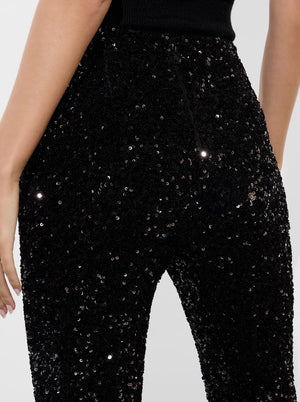 RMP SEQUIN BACK-ZIP BOOTCUT PANT