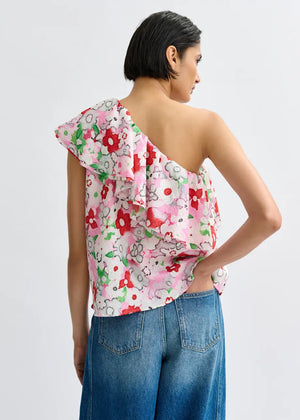 JILAND ASYMETRIC ONE SHOULDER TOP – Bedazzled Boutique