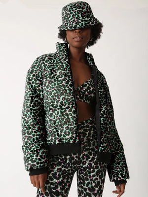 PUFFY JACKET- ELECTRIC LEOPARD