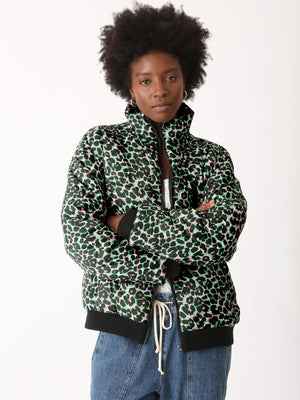 PUFFY JACKET- ELECTRIC LEOPARD