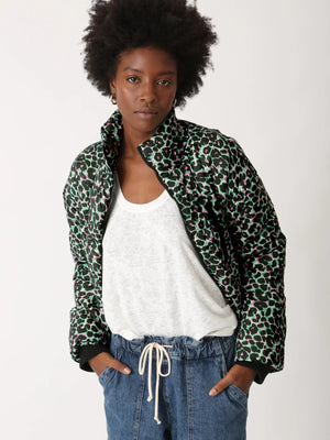 PUFFY JACKET- ELECTRIC LEOPARD