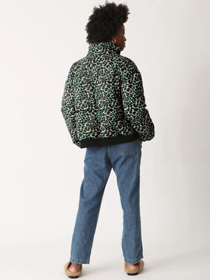 PUFFY JACKET- ELECTRIC LEOPARD