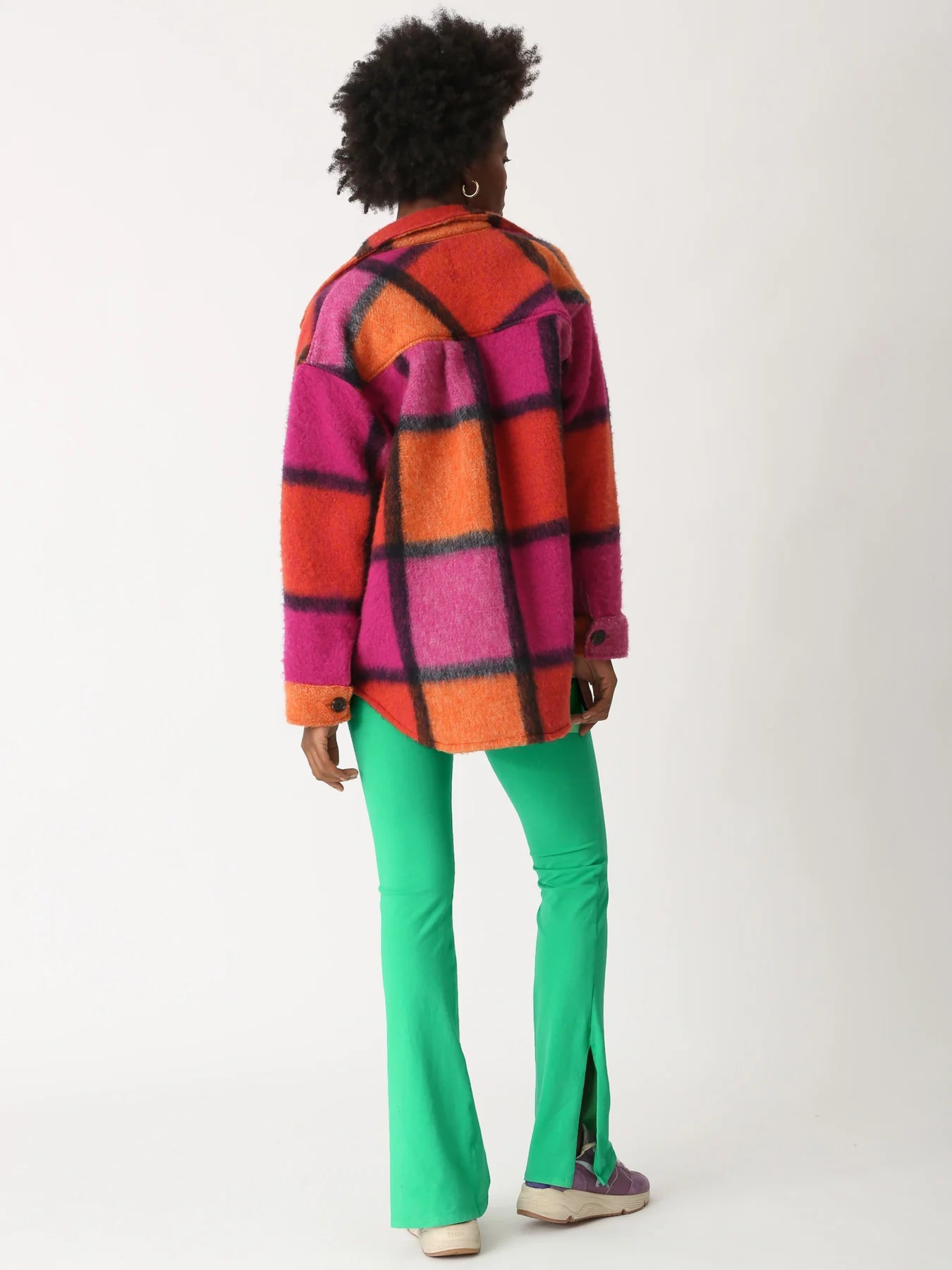 SCOUT JACKET-MAGENTA/ORANGE/SMOKE