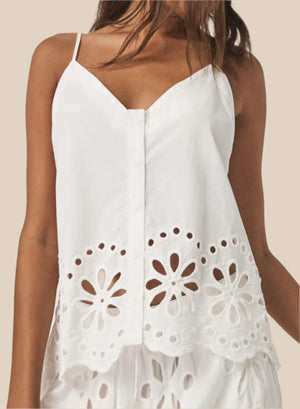 EMMA EYELET TANK