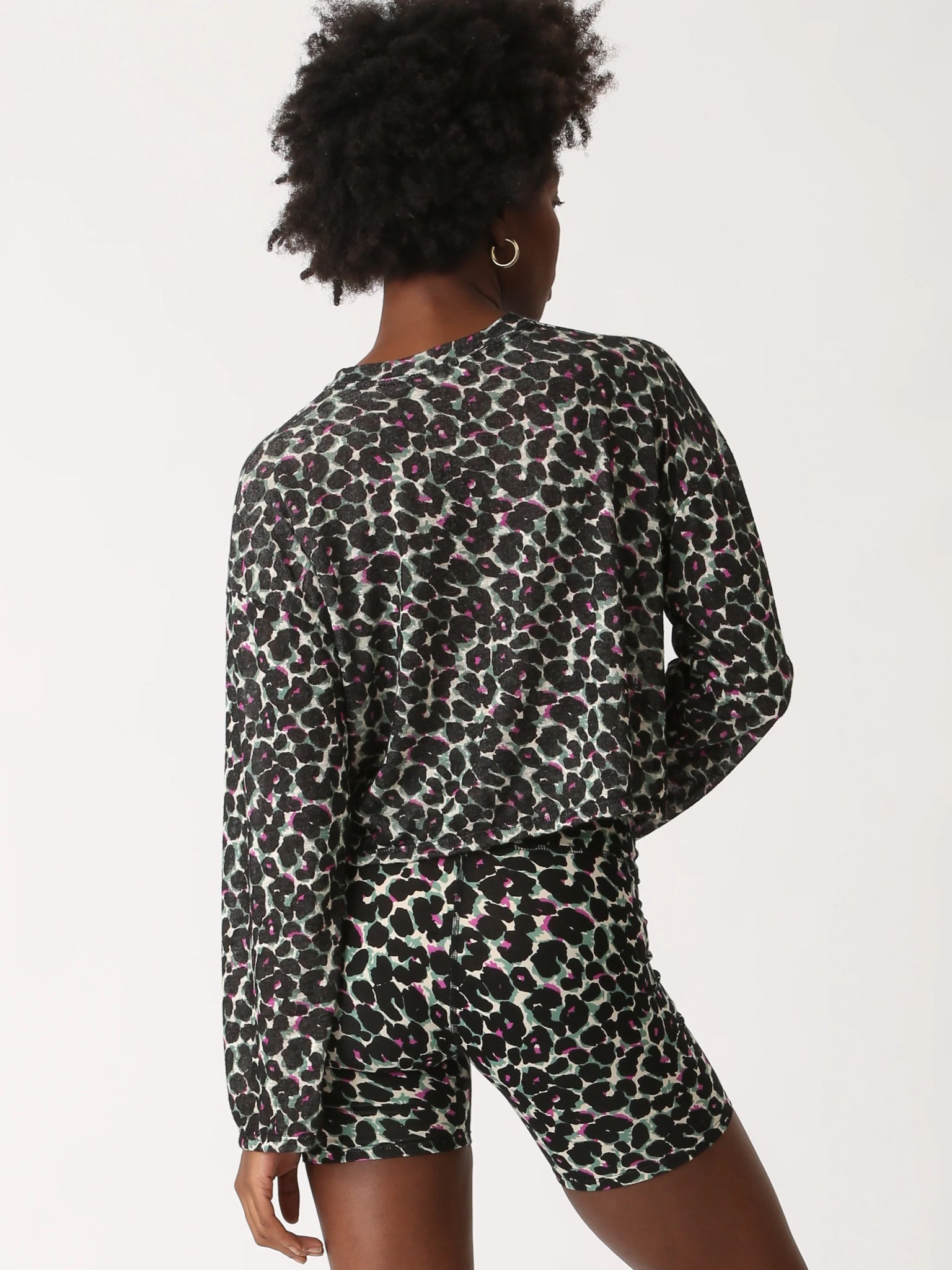LANE TEE-ELECTRIC LEOPARD