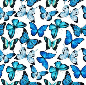 BLUE BUTTERFLY SKIRT