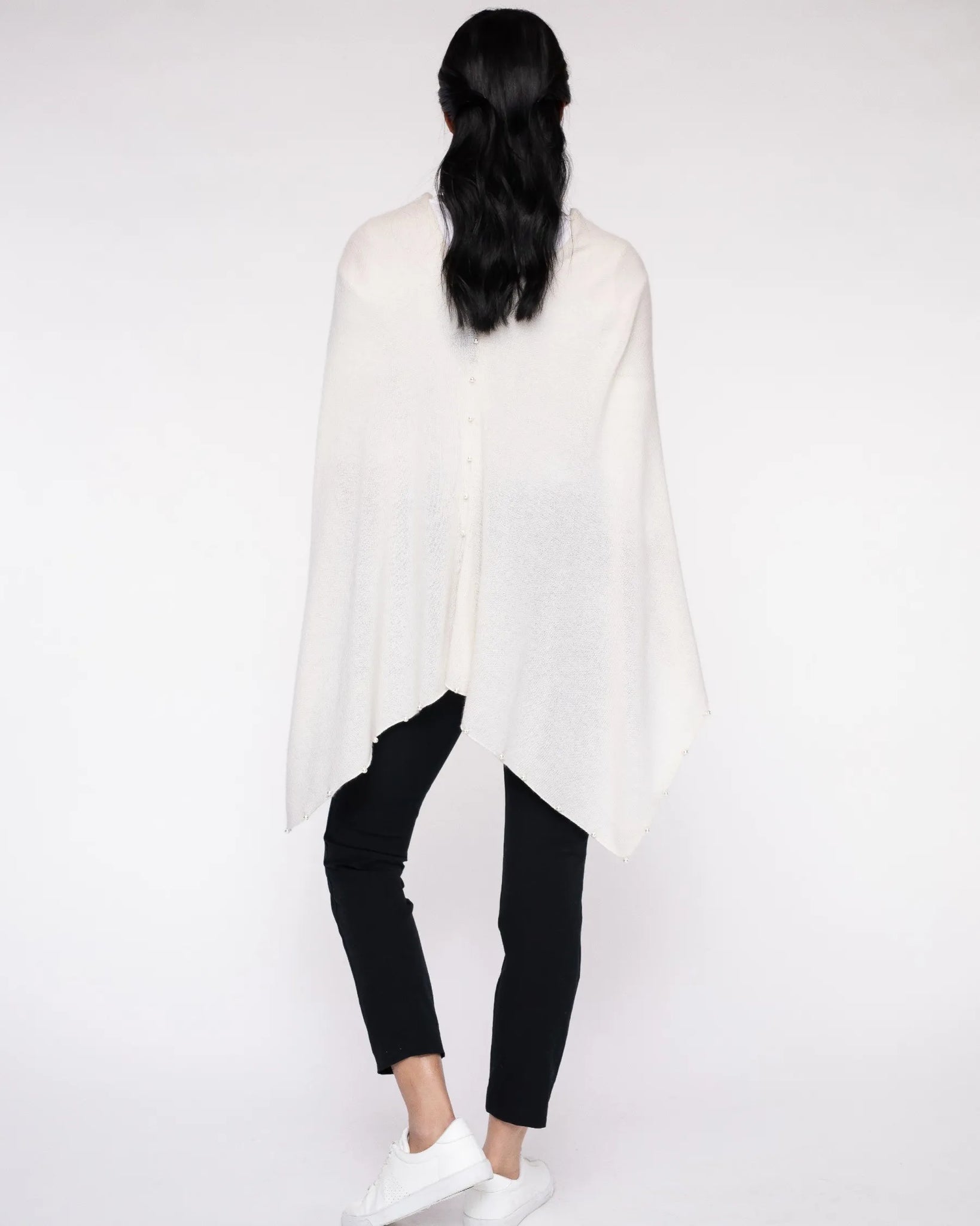 100% CASHMERE PEARL TOPPER