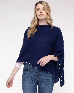 100% CASHMERE PEARL TOPPER