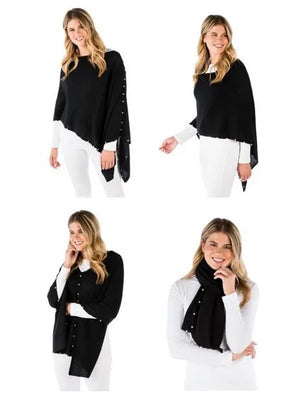 100% CASHMERE PEARL TOPPER