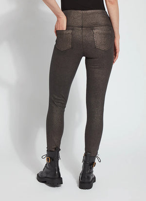 METALLIC COATED TOOTHPICK DENIM(28.5 INCH INSEAM)