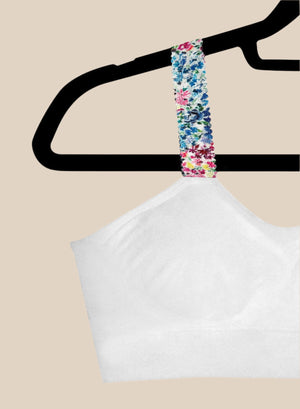 BOHO STRAP ON WHITE LACE