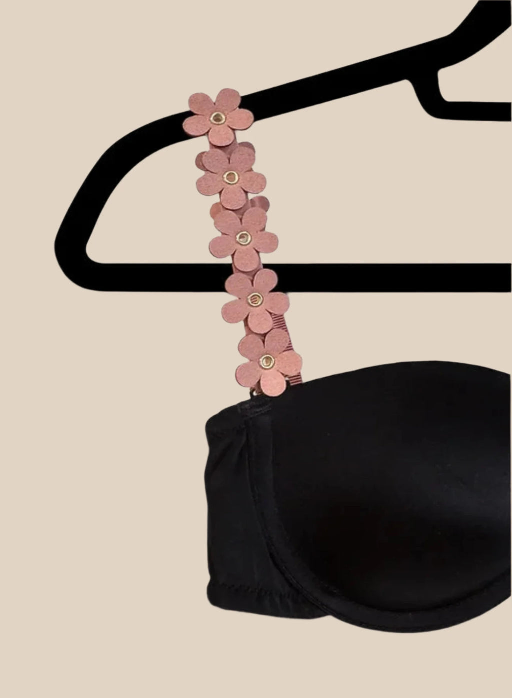 BLUSH SUEDE FLOWERS