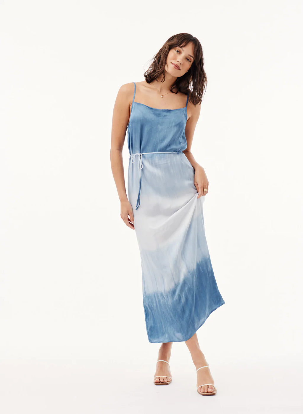 KAIA COWL NECK MAXI DRESS