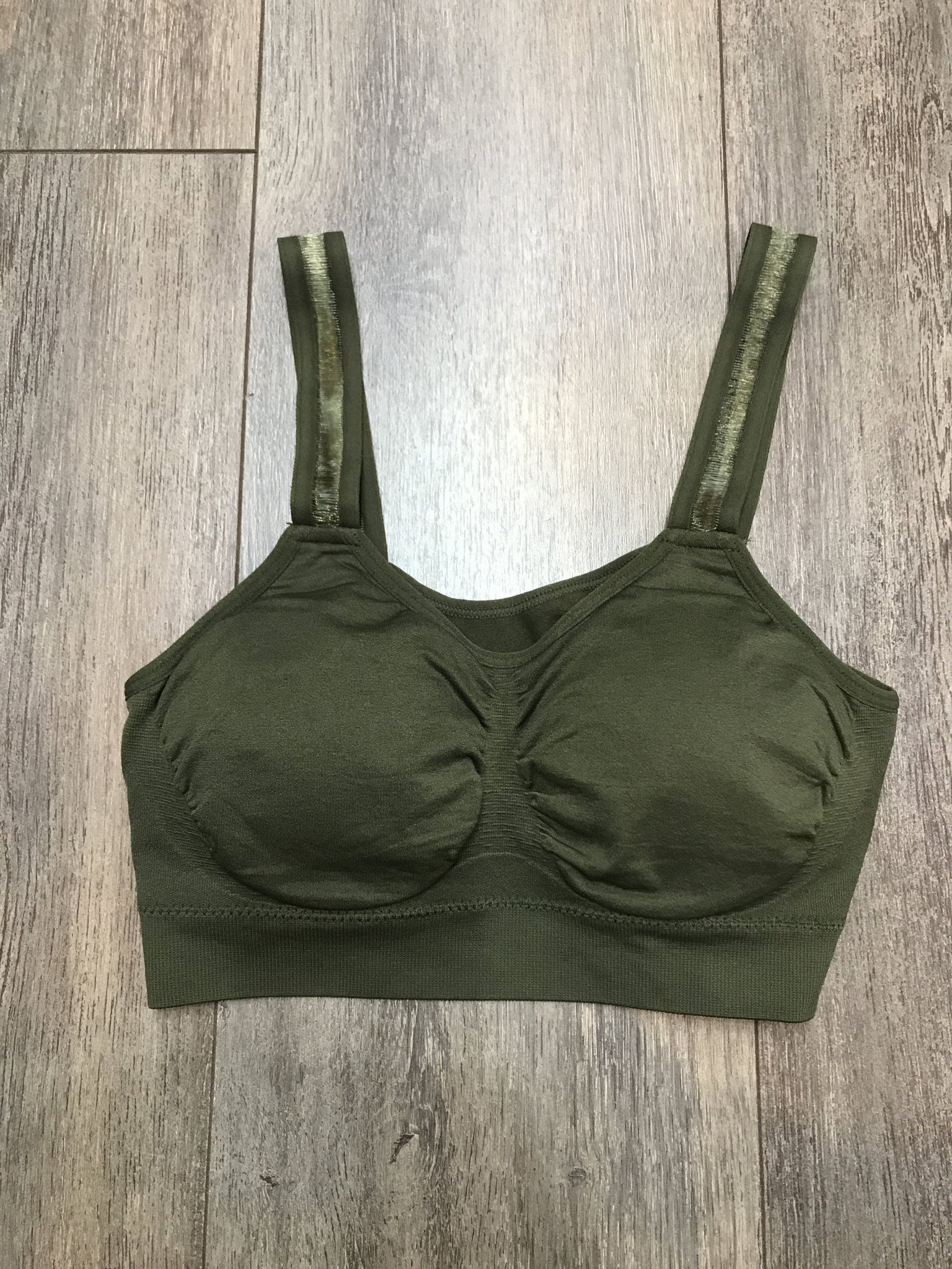 OLIVE SHEER (attached to olive bra)