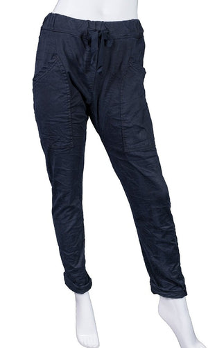 Ainsley Stretch Cotton Pocket Roll Up Pant