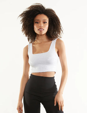 SEQUIN CROP TOP